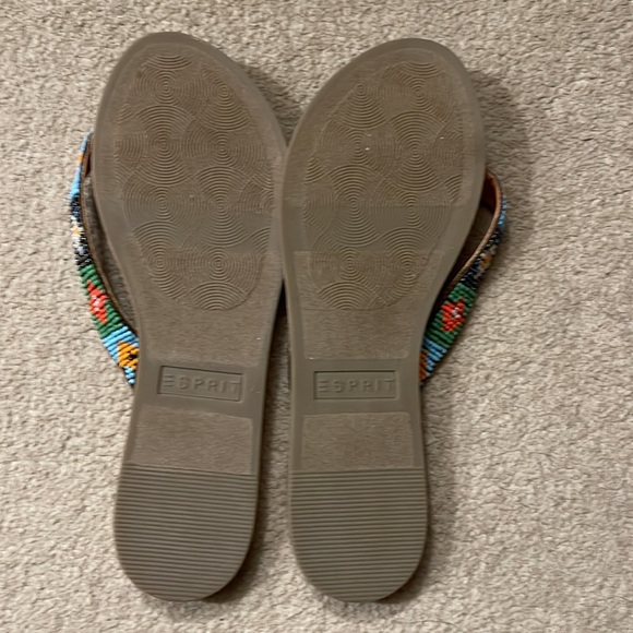 Esprit beaded sandals. Great condition. Size 8 - Picture 2 of 4